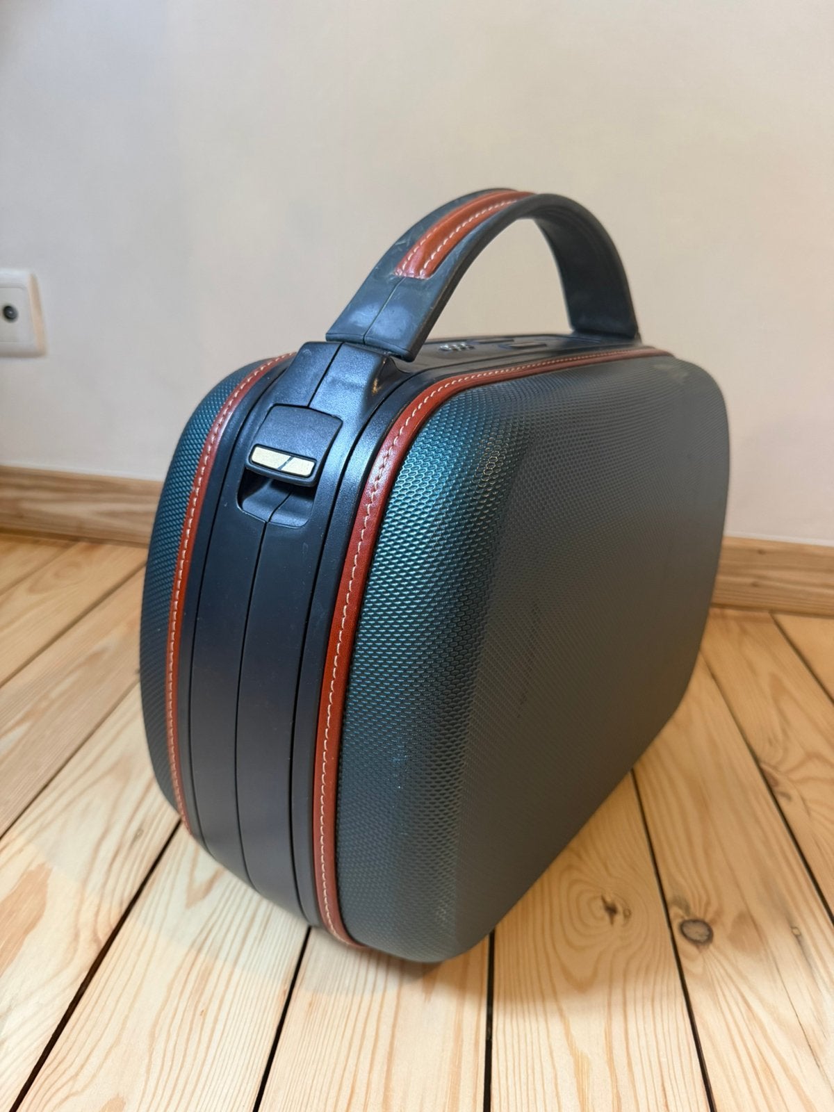 Vintage Samsonite Beautycase (‘95) Met papieren & stickers!, Ophalen, Gebruikt, Met slot, Hardcase