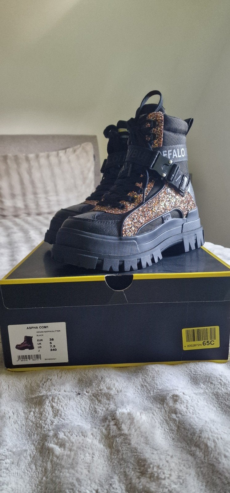 buffalo enkellaarzen mt 38, Kleding | Dames, Schoenen, Zwart, Lage of Enkellaarzen, Nieuw, Ophalen of Verzenden
