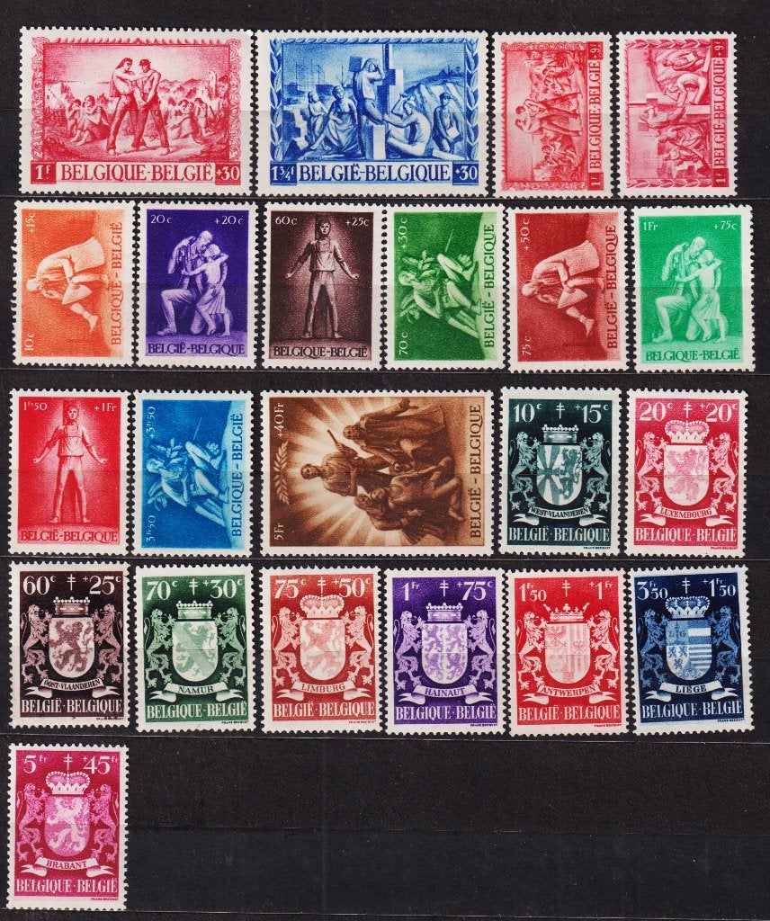 Belgique 1945 **, Envoi, Non oblitéré, Neuf
