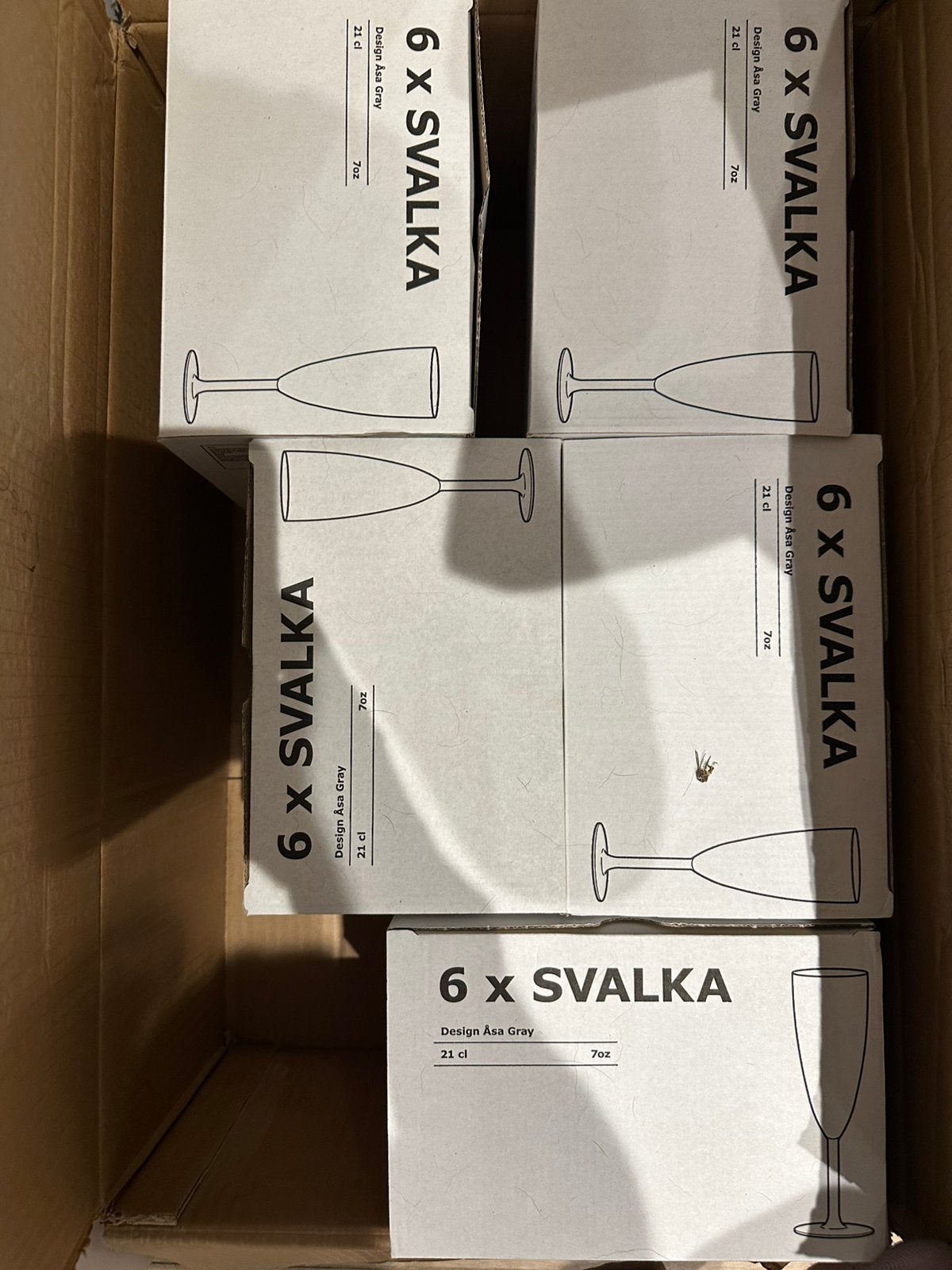 30 champagneglazen, Ophalen, Zo goed als nieuw, IKEA