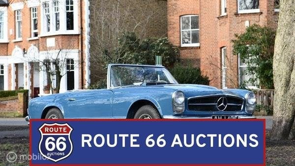 Mercedes-Benz 280 SL Pagode | 1968 | Route 66 Auctions, Autos, Achat, Entreprise, Boîte manuelle, Autre carrosserie