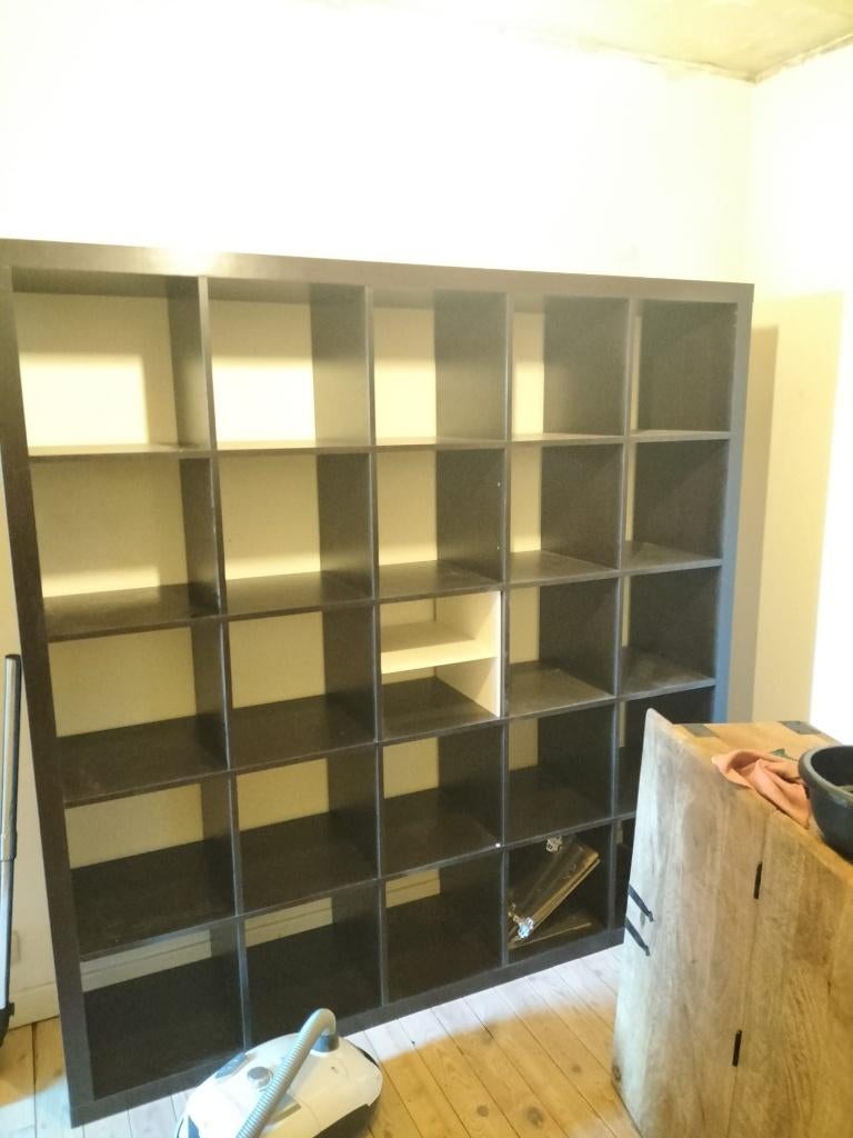 Kallax vakkenkast 5 x 5 IKEA - gedemonteerd, 25 à 50 cm, 150 à 200 cm, Utilisé, 150 à 200 cm