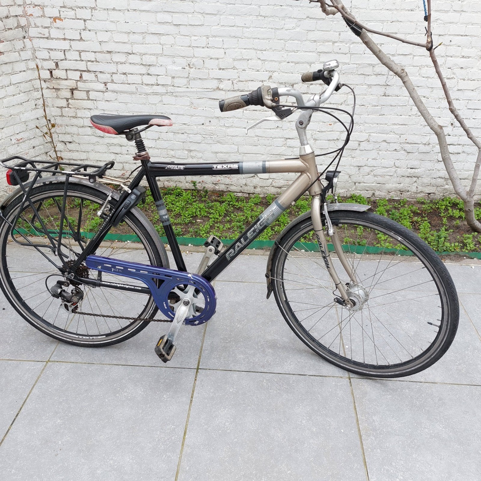 Herenfiets 28 inch, Fietsen en Brommers, Fietsen | Heren | Herenfietsen, Gebruikt, Velgrem, Versnellingen, 53 tot 57 cm