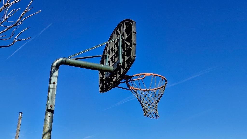 bâton et anneau de basket-ball, Sports & Fitness, Basket, Utilisé, Anneau, Panneau ou Poteau, Enlèvement