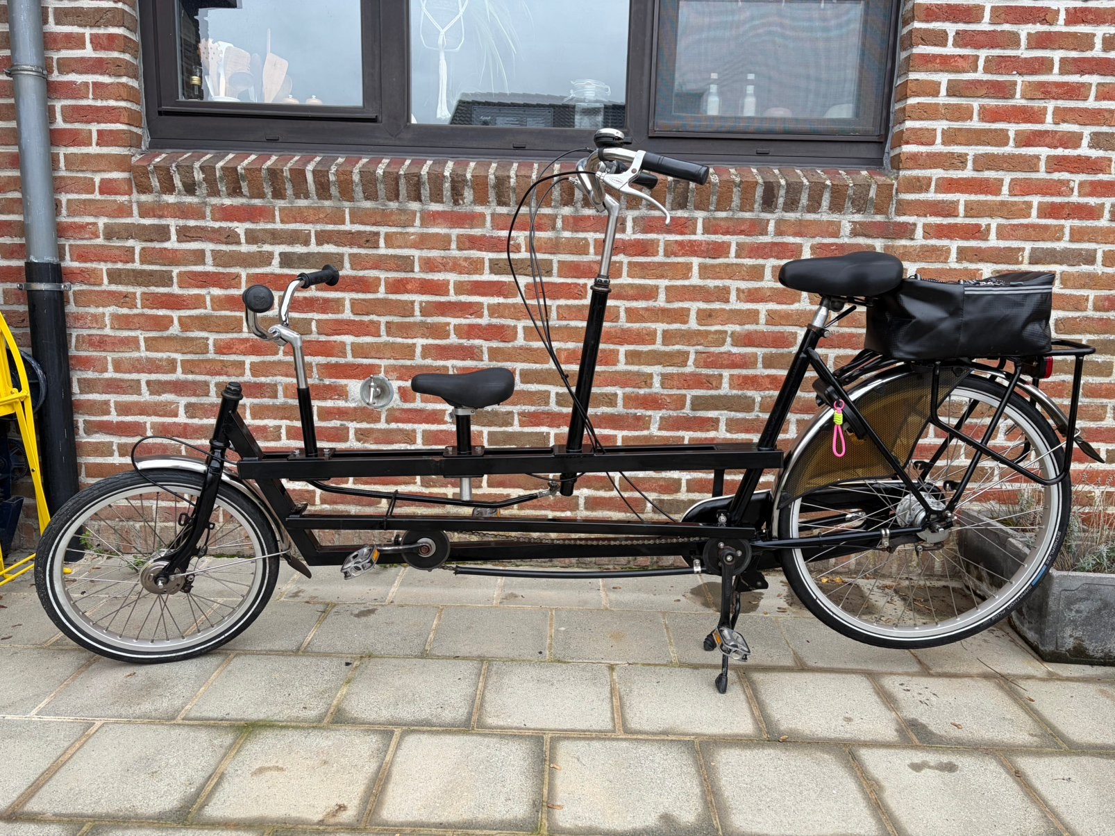 Tandem zonder elektriciteit, Fietsen en Brommers, Ophalen, Zo goed als nieuw