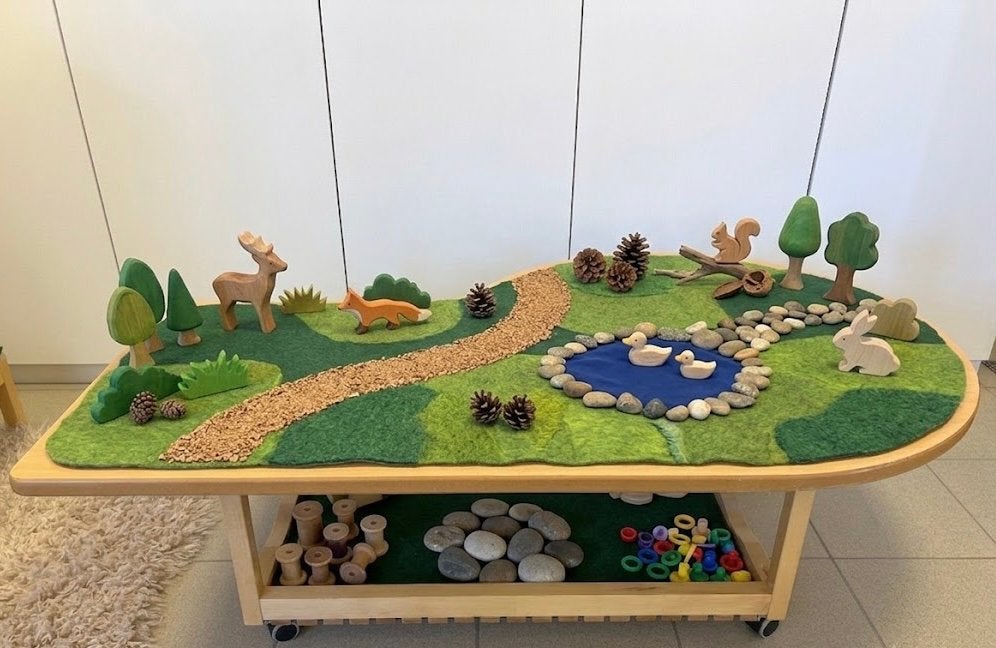 Speeltafel organische vorm, Enfants & Bébés, Jouets | Tables de jeux, Enlèvement, Comme neuf