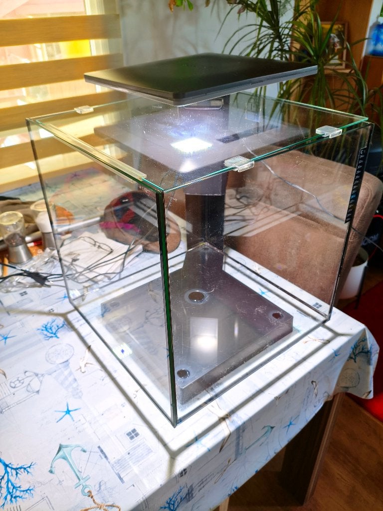 Aquarium complet 60l, Ophalen, Superfish, Inclusief deksel, Gevuld zoetwateraquarium