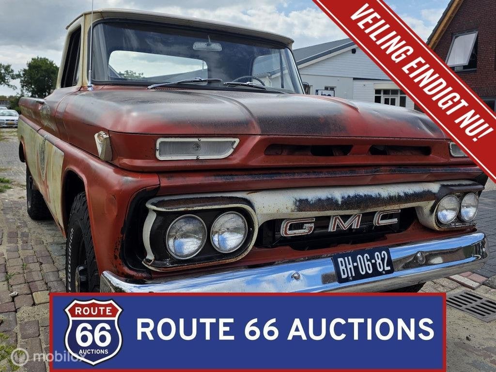 GMC 1500 | 1966 | Route 66 Auctions, Autos, Achat, Entreprise, Boîte manuelle, Autre carrosserie