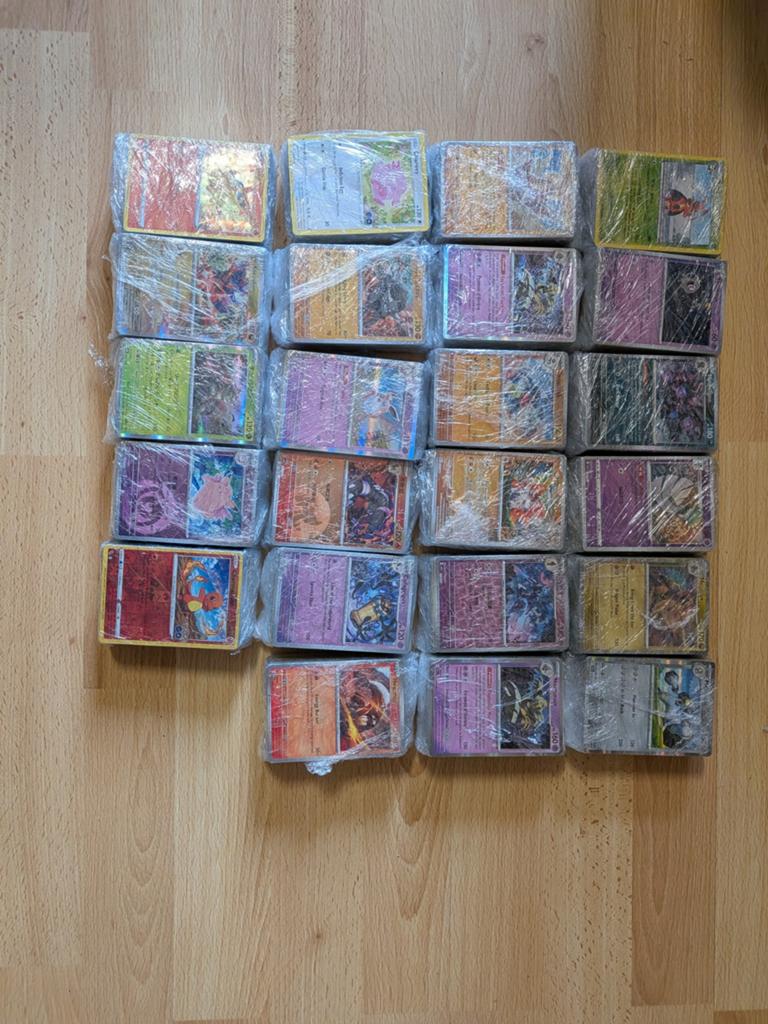 Pokémon bulk 100 kaarten, Enlèvement