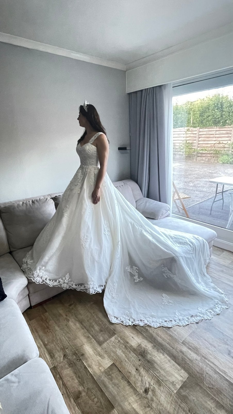 Trouwjurk, Vêtements | Femmes, Vêtements de mariage & Accessoires de mariage, Enlèvement, Comme neuf, Robe de mariée