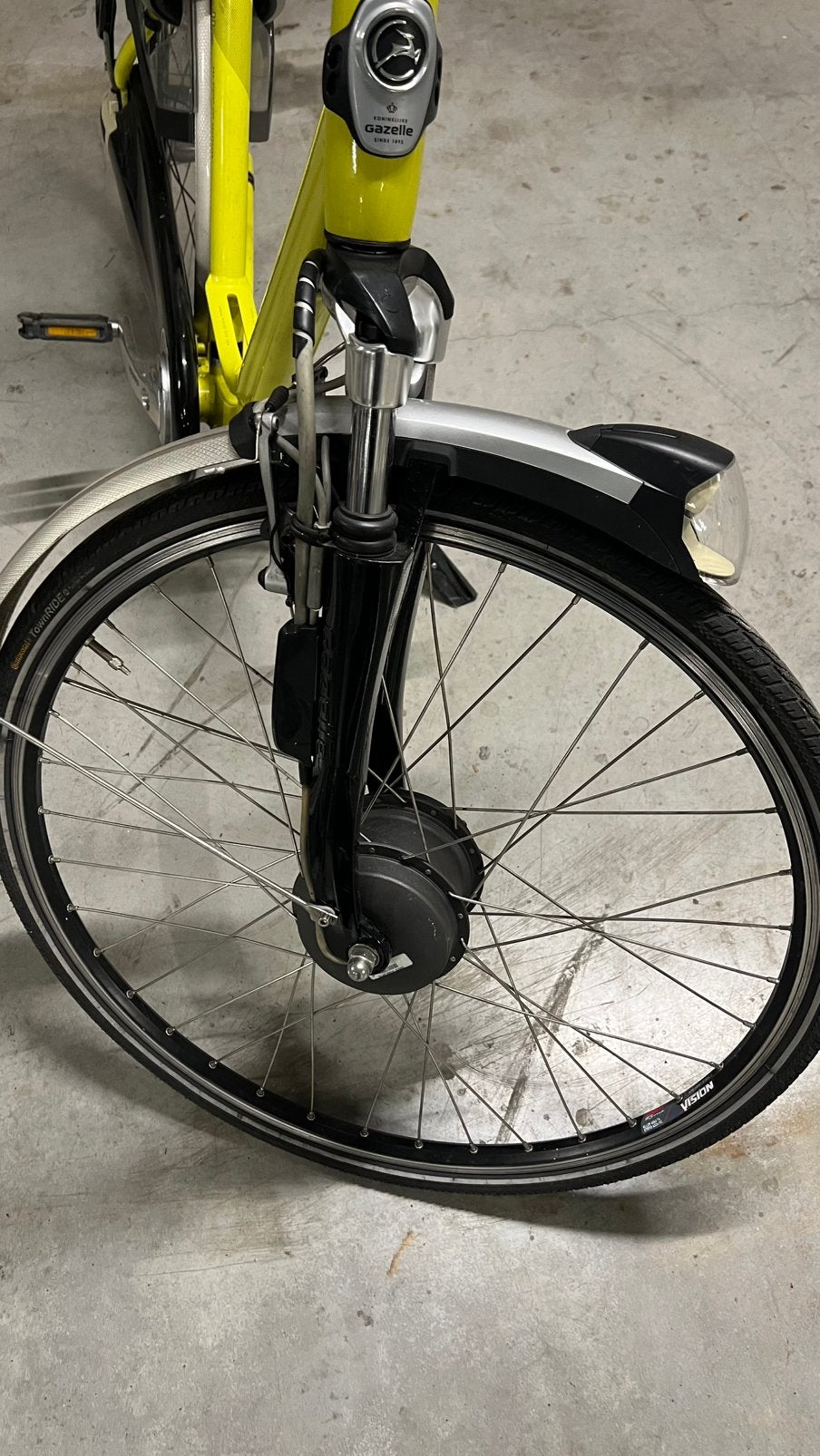 Gazelle elektrische damesfiets, 55 tot 59 cm, Ophalen, Zo goed als nieuw, Gazelle