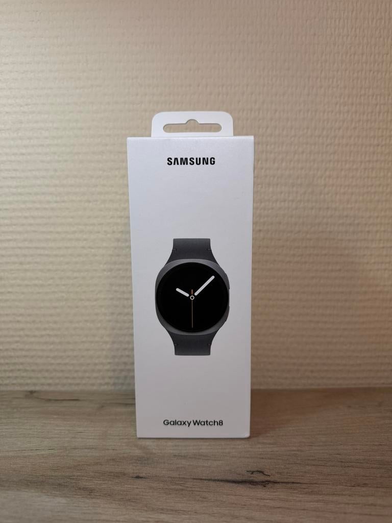 Samsung Galaxy Watch 8 – Graphite – 44mm - NIEUW, Ophalen, Nieuw, Waterdicht, Android