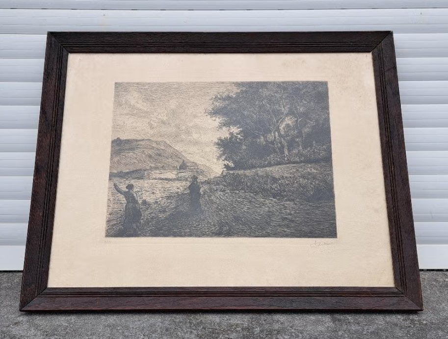 Gravure signe victor dieu, Enlèvement ou Envoi, Gravure