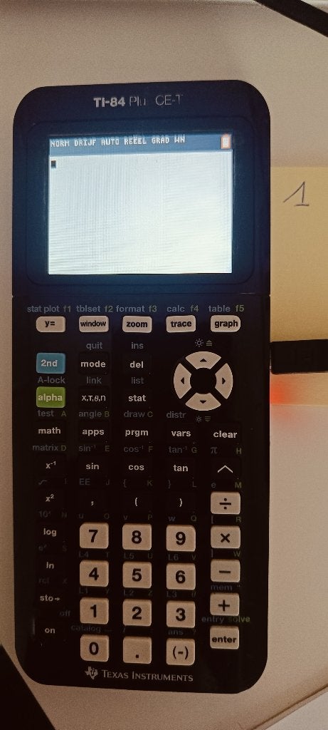 Texas Instruments TI-84 Plus CE-T grafische rekenmachine, Enlèvement, Calculatrices graphique, Utilisé