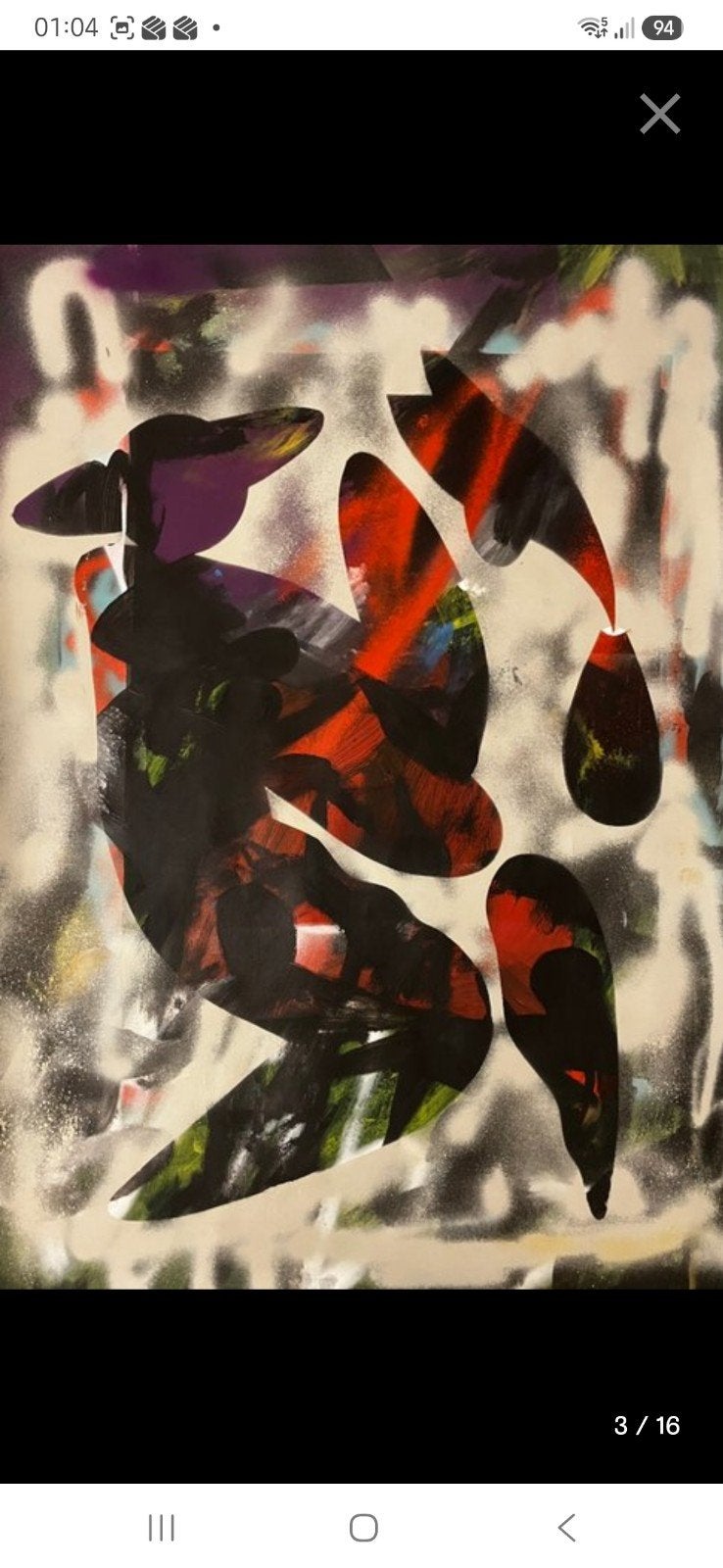 Häkki - Numinoso XL - 100x70 cm - handgesigneerd met COA, Ophalen of Verzenden