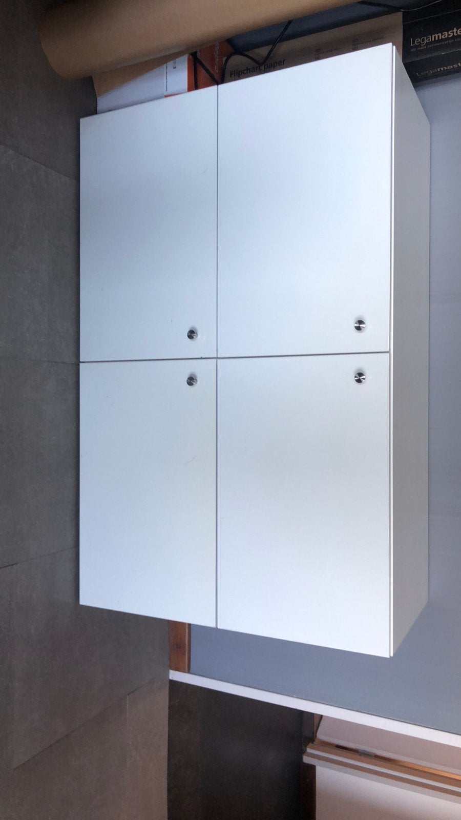 2 x Ikea Besta module tv meubel + hangkast, Huis en Inrichting, Ophalen, Gebruikt