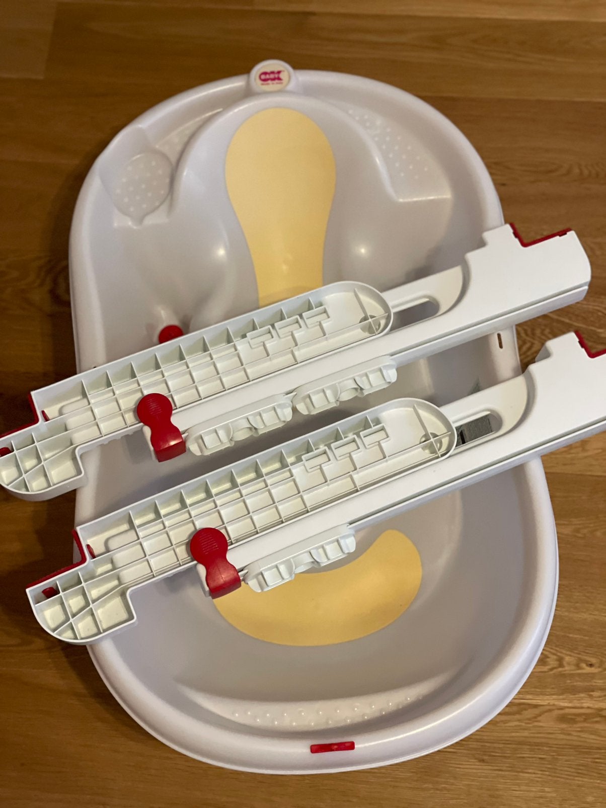 Schaalbaar babybadje met badadapters, Kinderen en Baby's, Ophalen, Zo goed als nieuw, Badje
