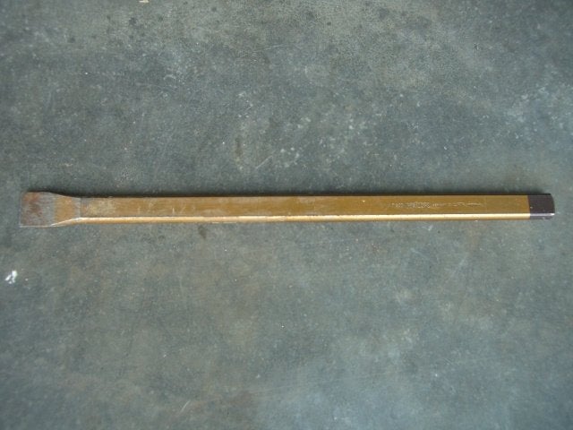 Burin plat Merox T500, Bricolage & Construction, Outillage | Outillage à main, Enlèvement, Utilisé, Burin, Autres marques