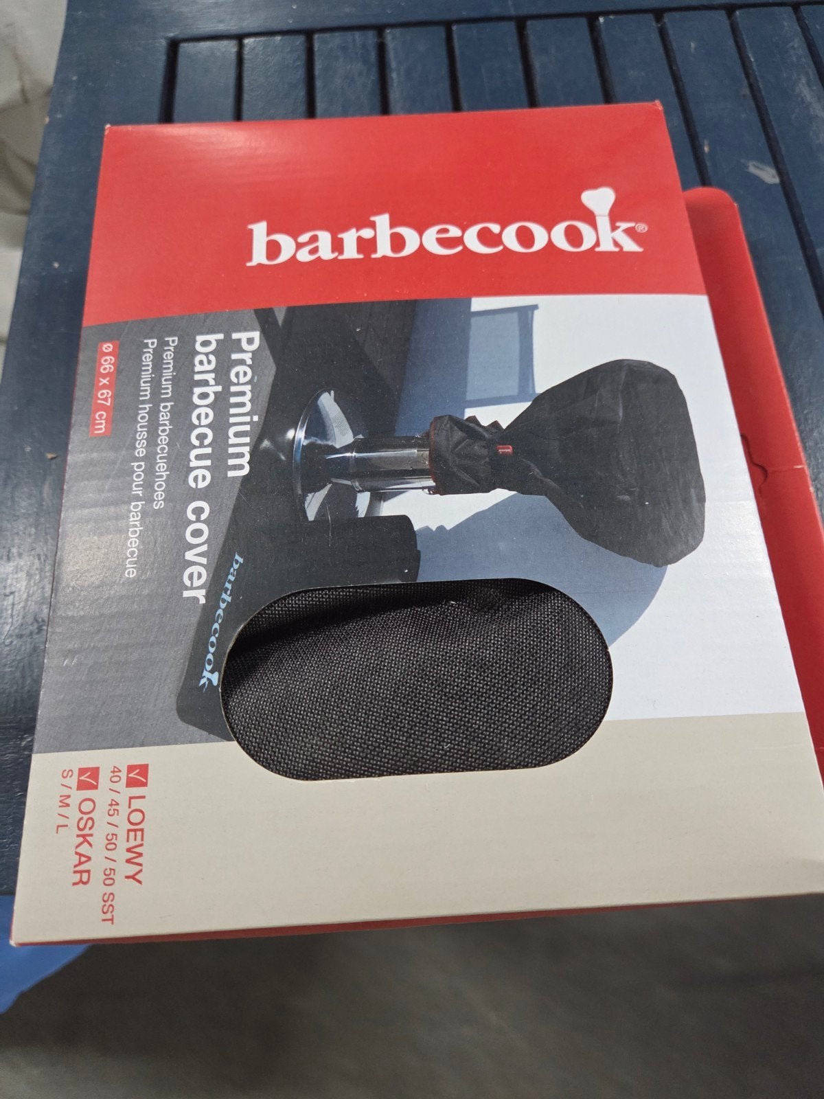 bbq overtrek, Ophalen