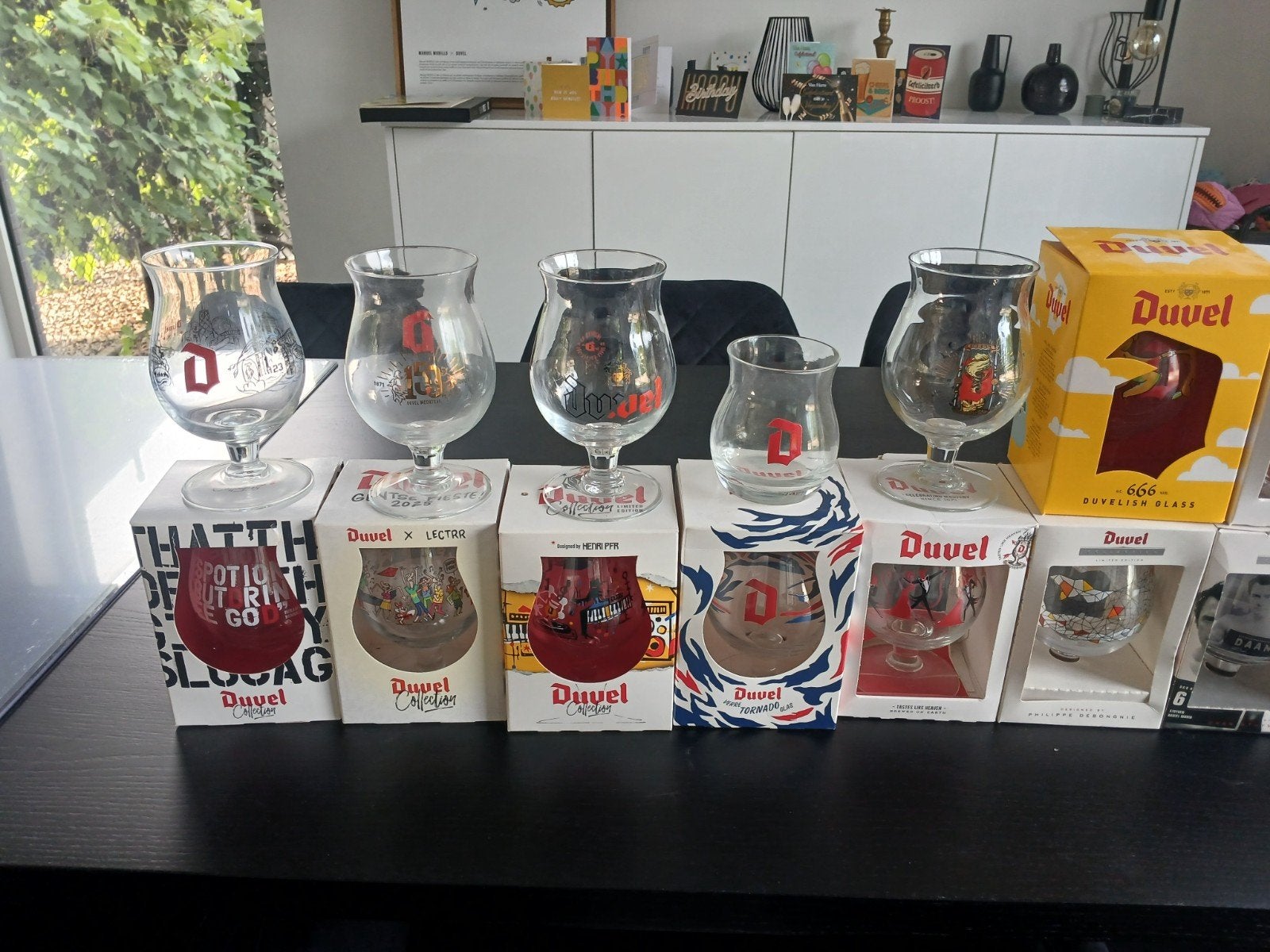 18 duvelglazen, Verzamelen, Ophalen of Verzenden