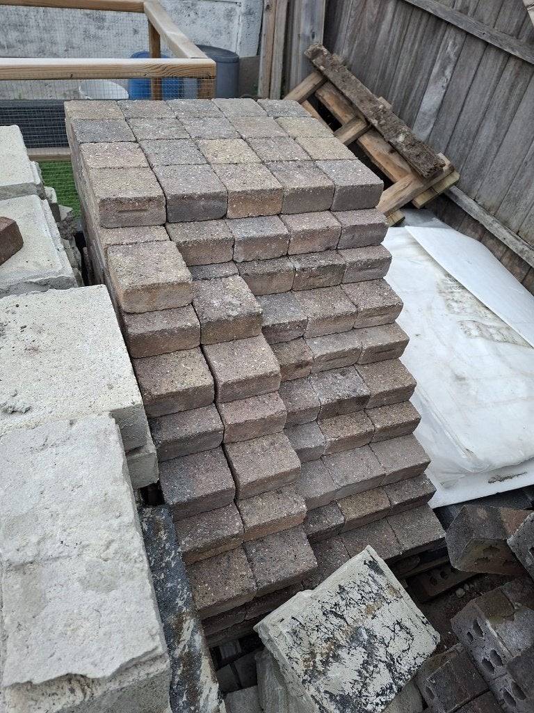 Klinkers 120/120/60 [gratis], Tuin en Terras, Tegels en Klinkers, Ophalen, Overige materialen, Gebruikt, Klinkers