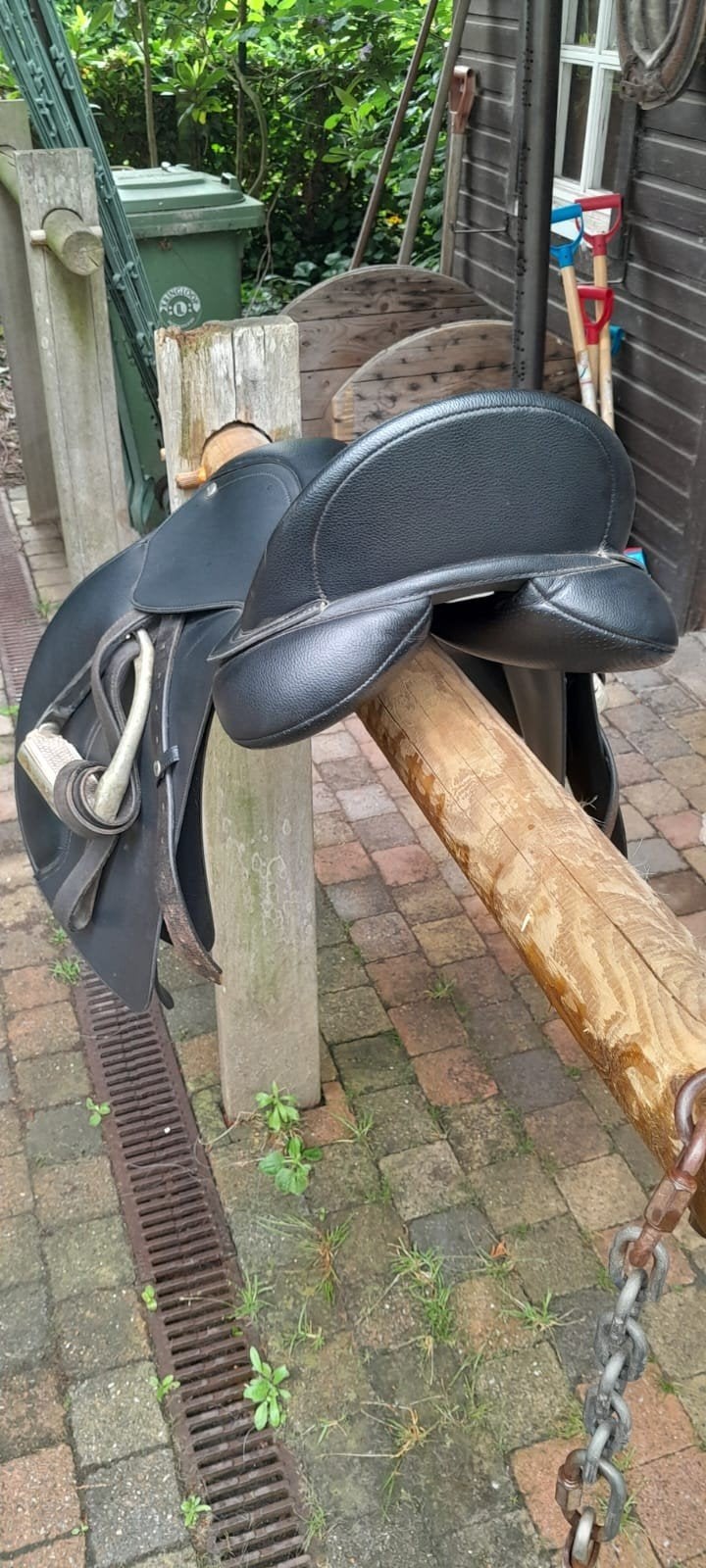 veelzijdigings zadel paard. wintec., Dieren en Toebehoren, Ophalen, Inclusief stijgbeugels, Wintec, Zo goed als nieuw