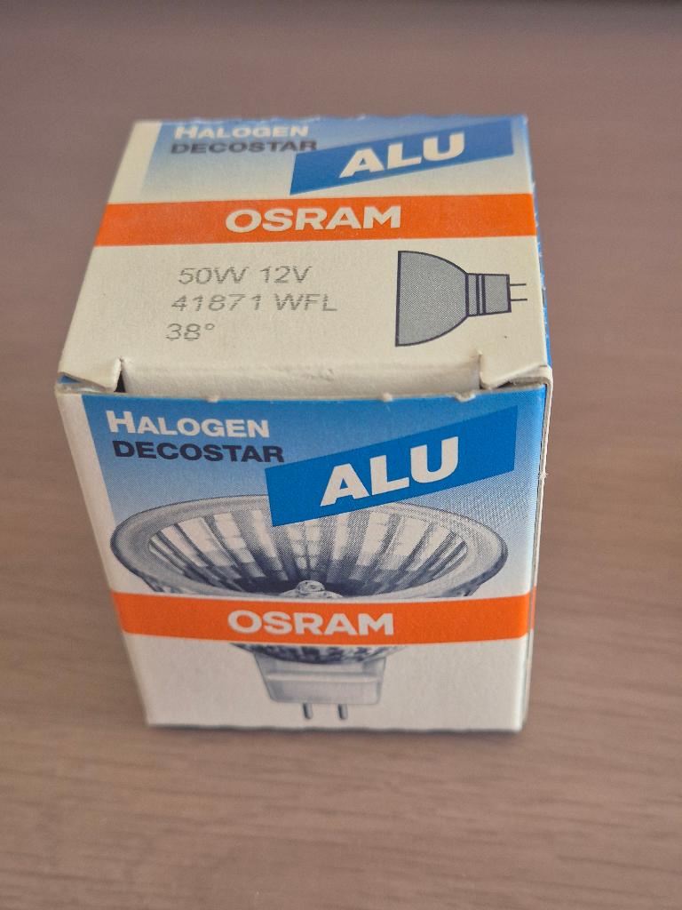 Halogeenlampen Osram 50w 12v 8 stuks GU 5.3 aansluiting, Maison & Meubles, Lampes | Spots, Enlèvement ou Envoi, Halogène, Spot encastrable ou Spot mural
