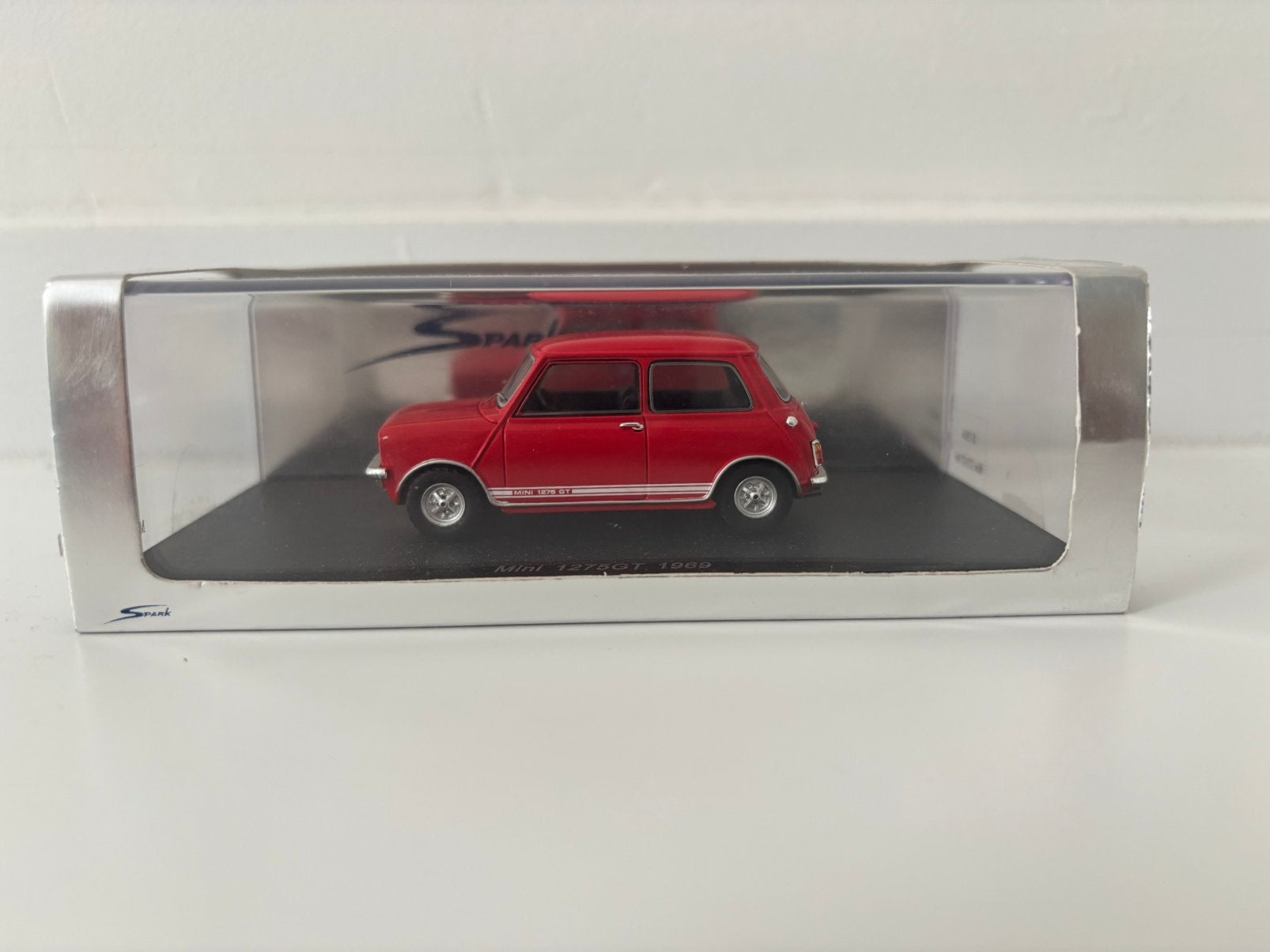 Spark Mini 1275 GT 1969 1:43 rouge — S1504 — rare, Enlèvement ou Envoi, Comme neuf