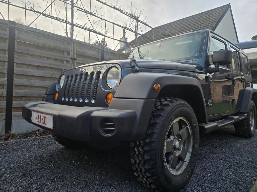 Leuke jeep wrangler met weinig km in goede staat! 2.8 diesel, USB, Stof, Zwart, Particulier