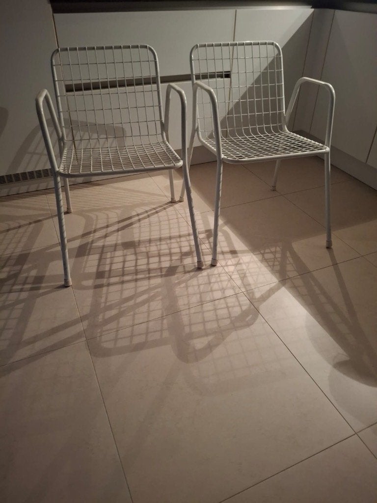 Set van 2 Emu RIO stoelen, Huis en Inrichting, Ophalen, Design klassieker, Gebruikt, Twee