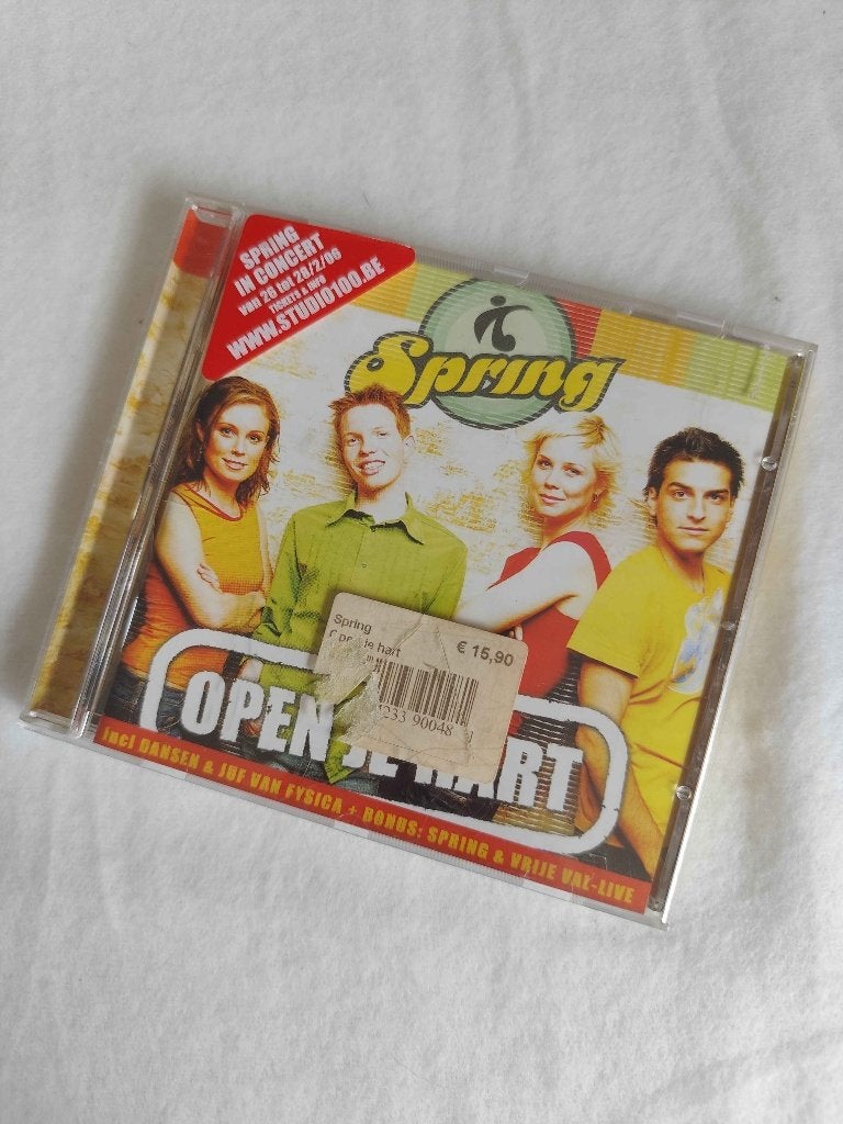 CD - Spring - Open je hart - Studio 100, Enlèvement ou Envoi, Utilisé, Album, Musique