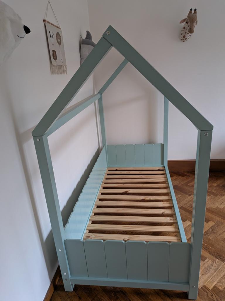 Lit cabane en bois – style Montessori  (matelas 190x90), Enlèvement, Matelas