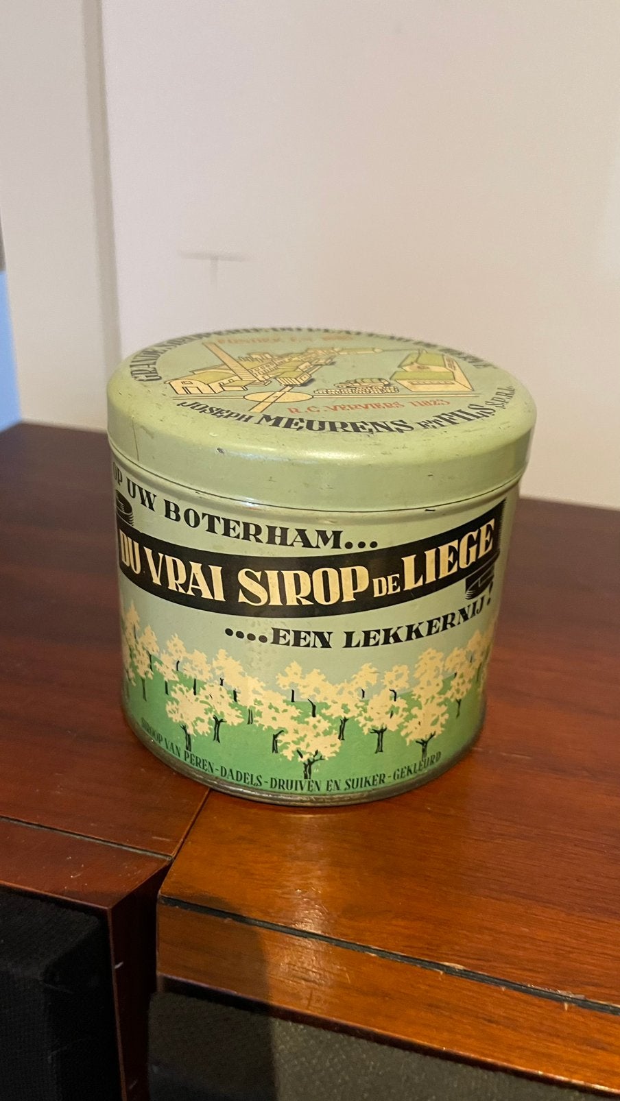 Luikse siroop, Verzamelen, Blikken, Ophalen of Verzenden, Zo goed als nieuw, Overige