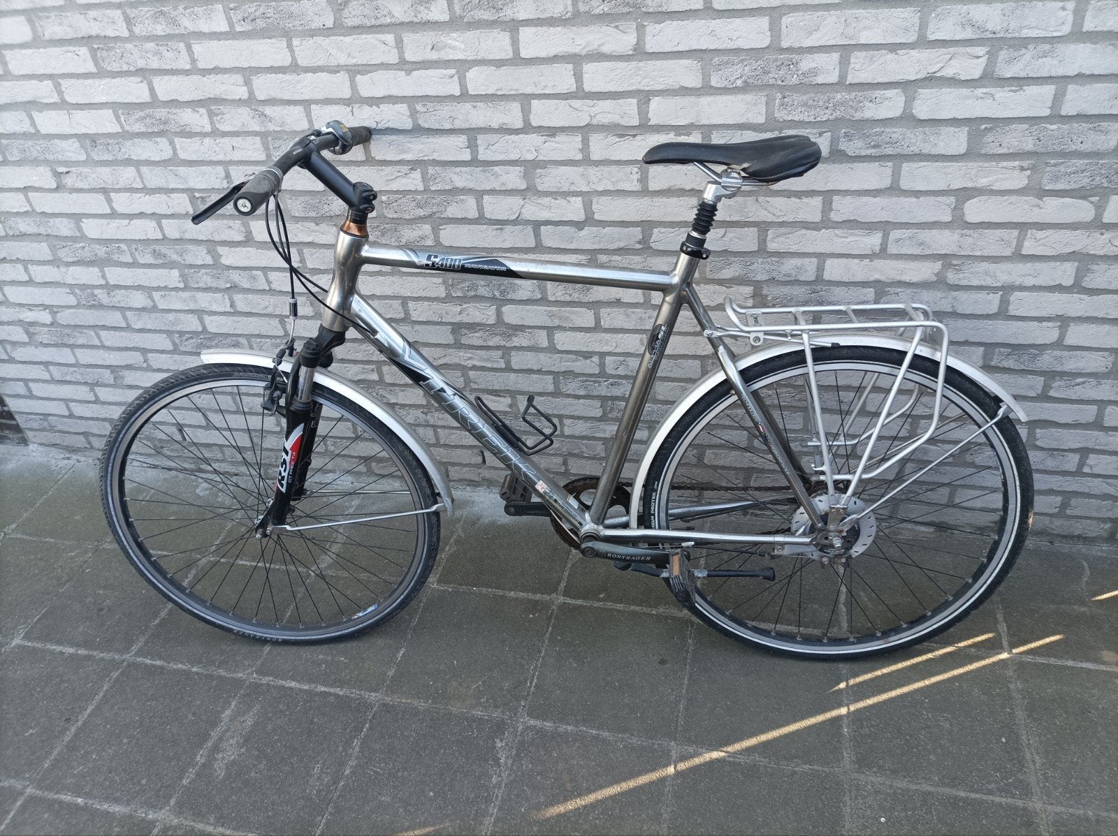Trek navigator s400 herenfiets, Ophalen, Gebruikt, Minder dan 10 versnellingen, Vering