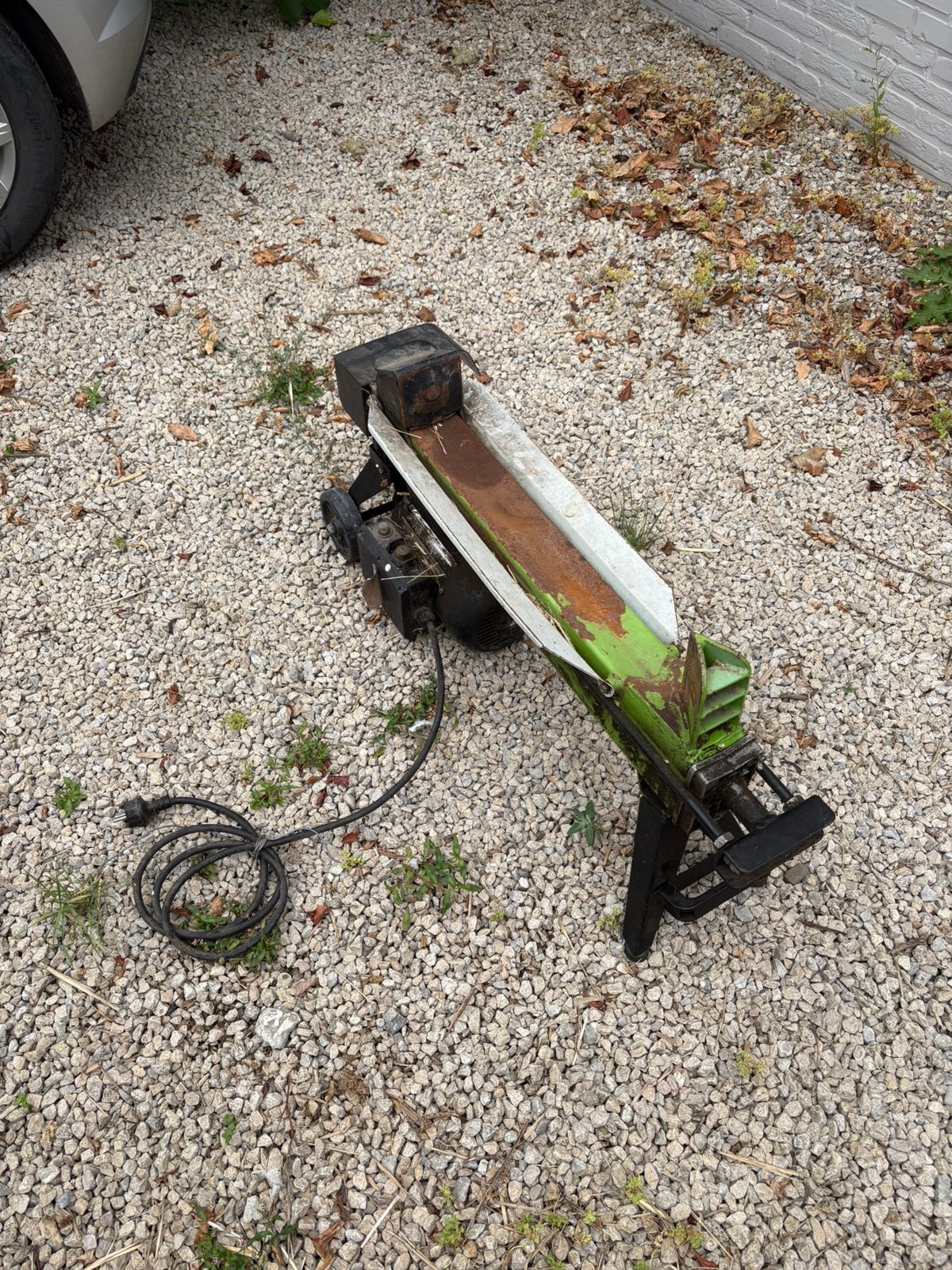 Fendeuse de bûches, Jardin & Terrasse, Enlèvement, Utilisé, Électrique, Allongé