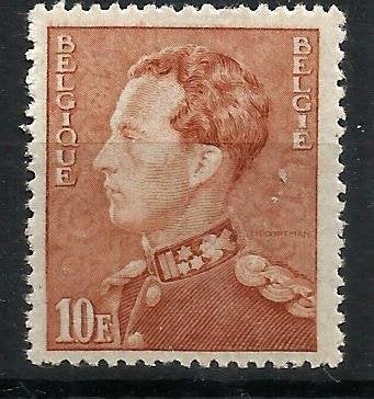 1946 Leopold III - Poortman OBP 434A**, Postzegels en Munten, Postzegels | Europa | België, Koninklijk huis, Orginele gom, Ophalen of Verzenden