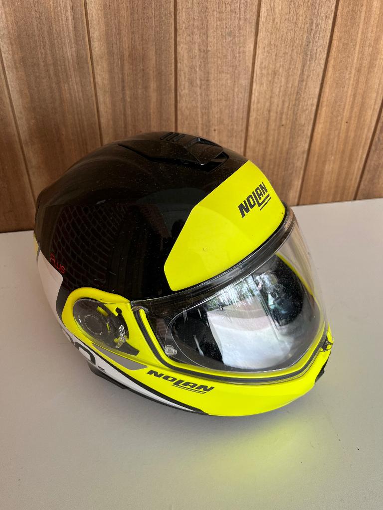 Integraalhelm Nolan met intercom en zonneklep, als nieuw, Motoren, Ophalen, Heren, Nolan, XL