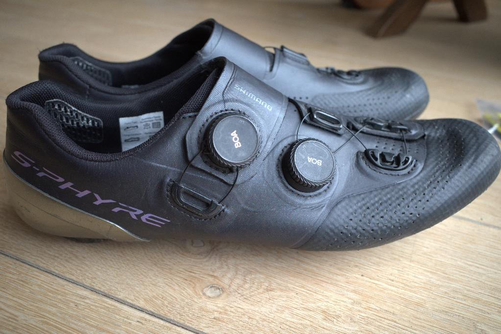 Shimano Sphyre racefietsschoenen, maat 45,5, Gebruikt, Heren, Schoenen, Overige maten