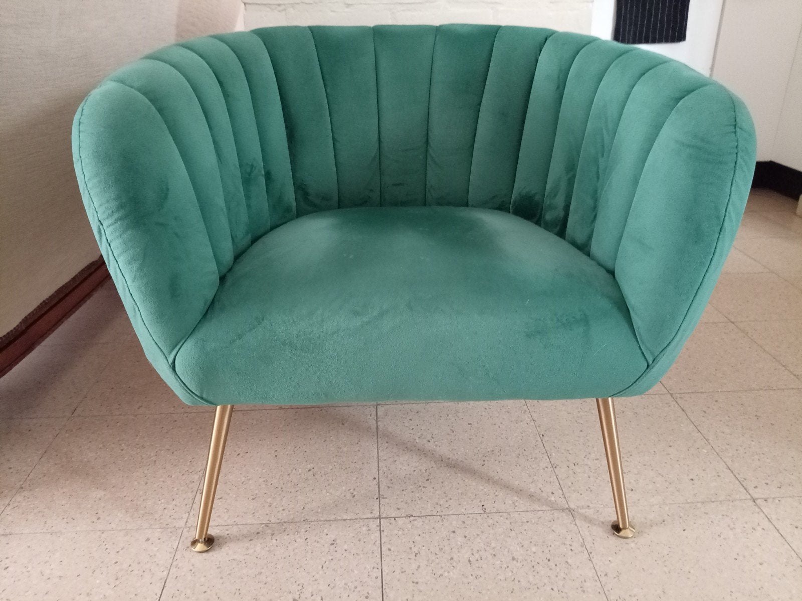 groene fauteuil, Ophalen