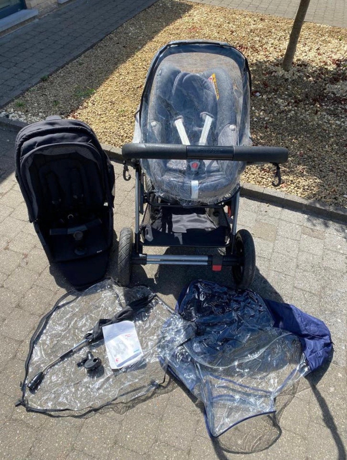Kinderwagen Mura Plus + Maxi-cosi incl. toebehoren, Enfants & Bébés, Poussettes & Combinaisons, Comme neuf, Poussette, Maxi-Cosi