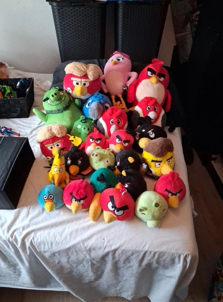 Angry Birds knuffels, Kinderen en Baby's, Speelgoed | Knuffels en Pluche, Angry Birds, Ophalen