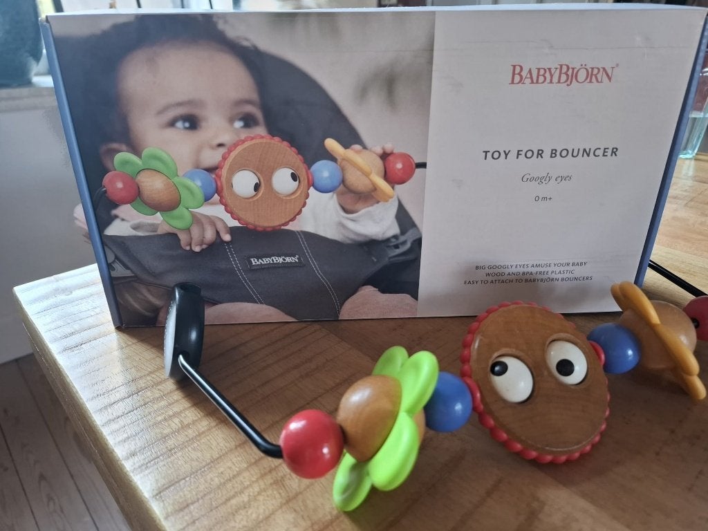 Arceau de jeu pour se détendre BabyBjörn, « Googly eyes », Enlèvement, Utilisé, Chaise rebondissante, Autres marques