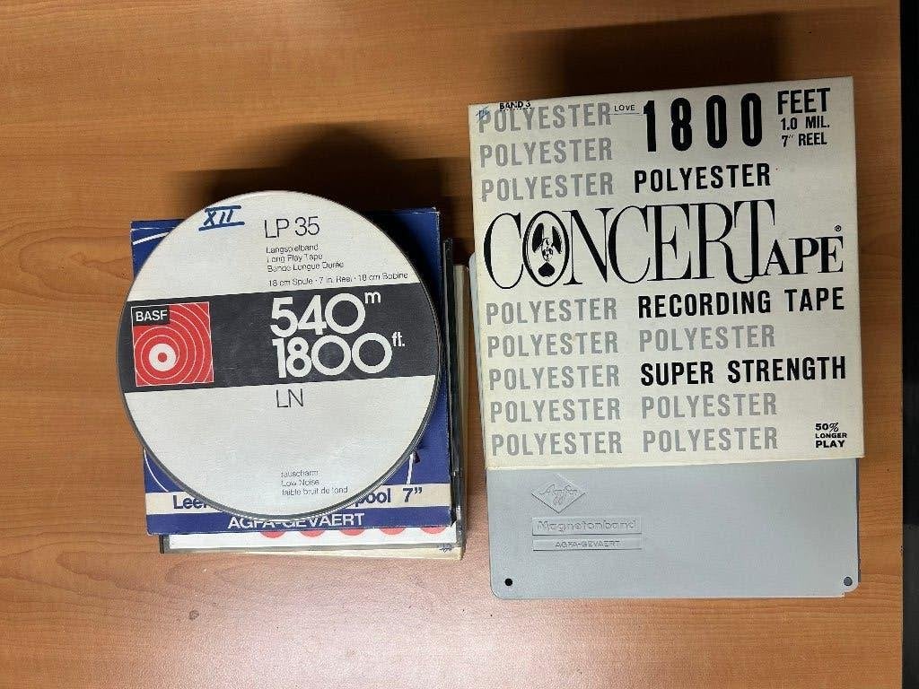 Audiotapes 18cm, CD & DVD, Cassettes audio, Enlèvement ou Envoi, Utilisé, 2 à 25 cassettes audio, Originale