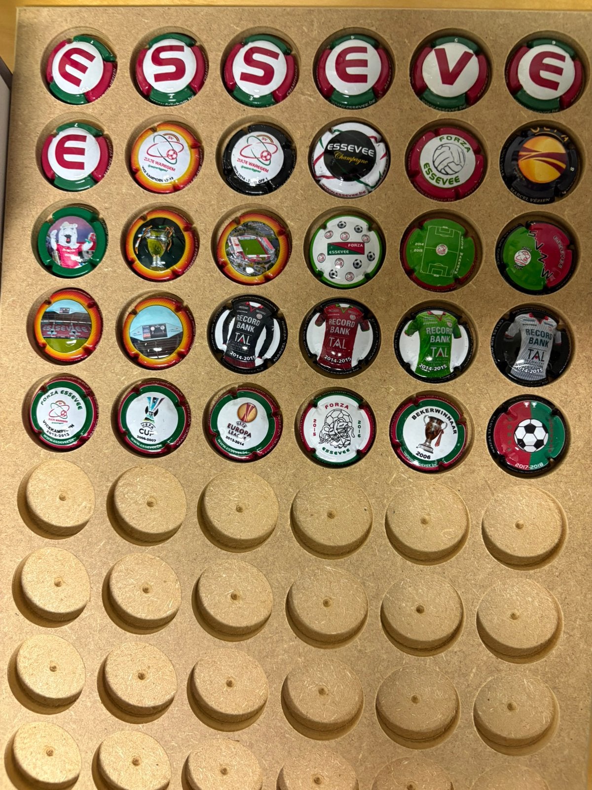 30 Champagnecapsules Zulte Waregem, Verzamelen, Ophalen of Verzenden
