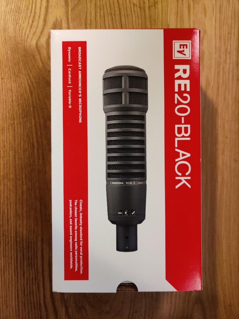Electro Voice RE20 Met 309 A Schockmount, TV, Hi-fi & Vidéo, Appareils professionnels, Enlèvement ou Envoi, Comme neuf, Audio
