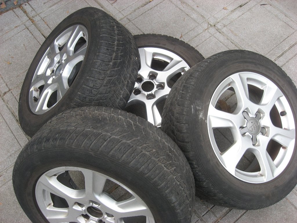 4 jantes Audi A4 pneus hiver, Autos : Pièces & Accessoires, Pneus & Jantes, Enlèvement, Pneus hiver, Pneu(s)
