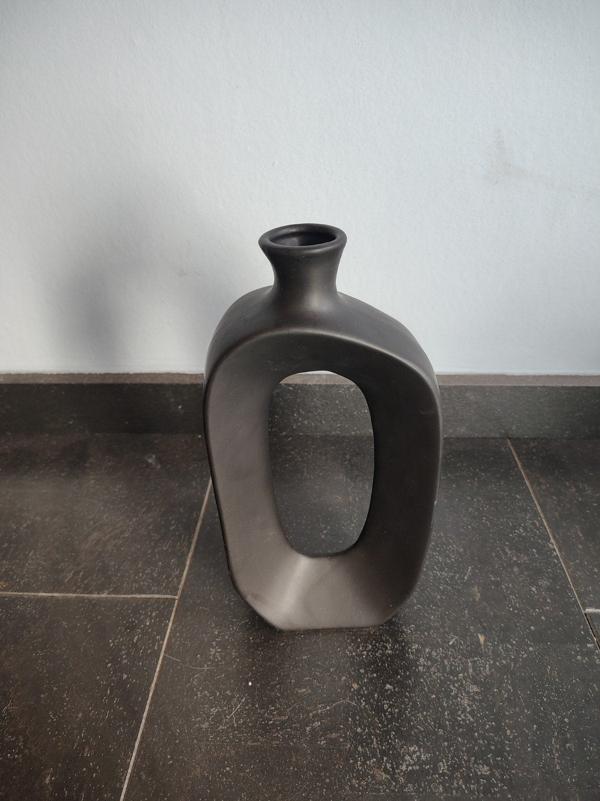Vase en céramique Largo, Enlèvement ou Envoi, Neuf, Noir