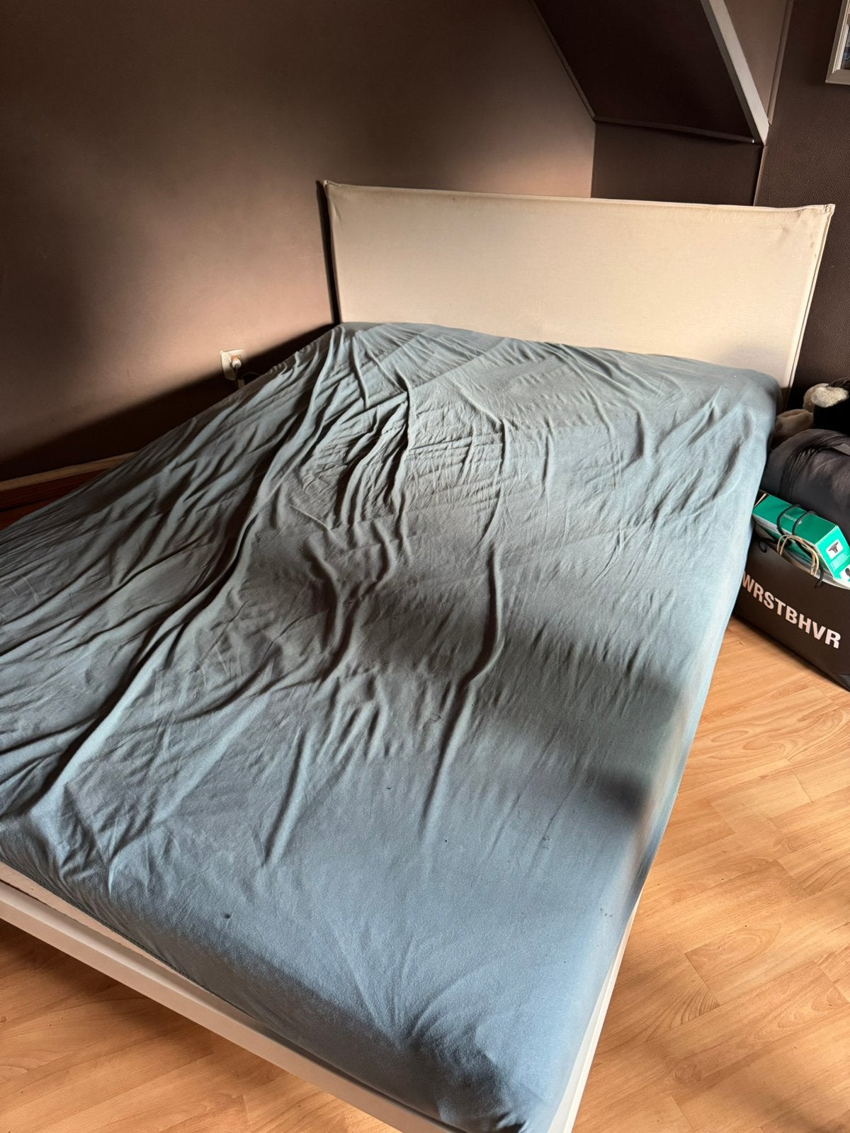 KLEPPSTAD bed + lattenbodem - ikea, Enlèvement, Comme neuf