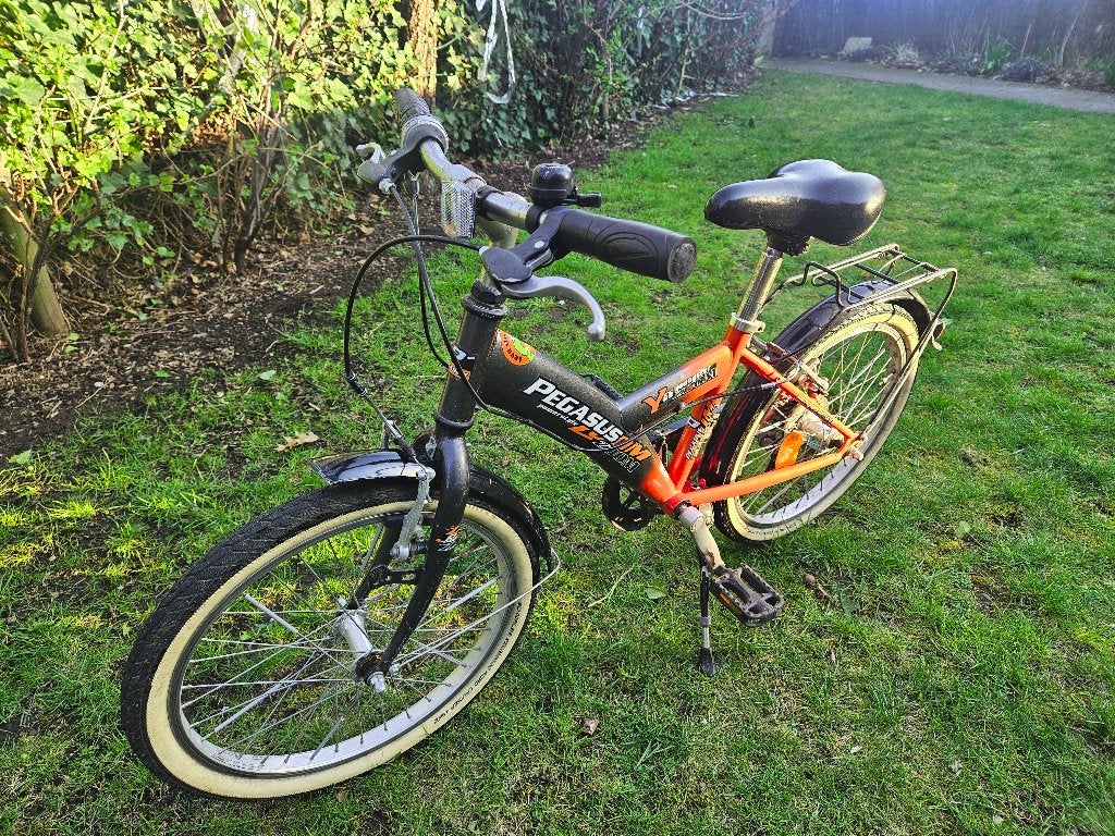 Jongensfiets 20inch met versnellingen en nieuwe banden, Ophalen, Gebruikt, Velgrem, Versnellingen