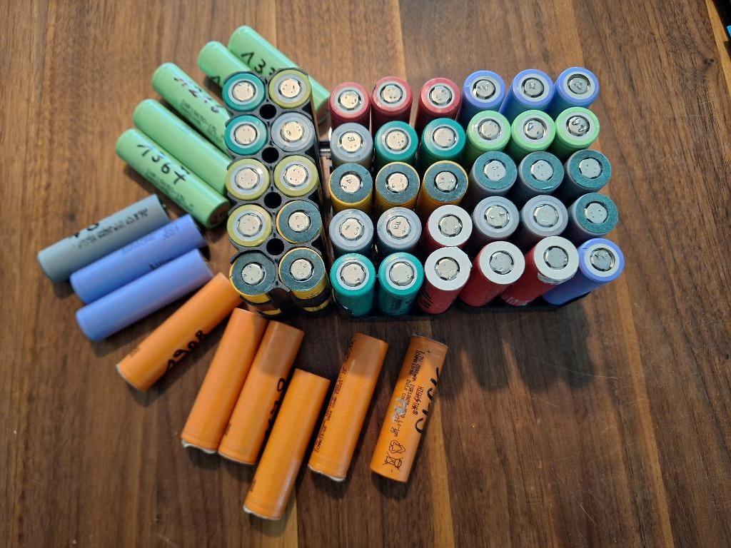 18650 batterijen, Ophalen of Verzenden, Zo goed als nieuw